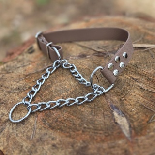 Obroża półzaciskowa martingale 25mm z regulacją obwodu