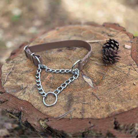 Obroża półzaciskowa martingale 25mm z regulacją obwodu